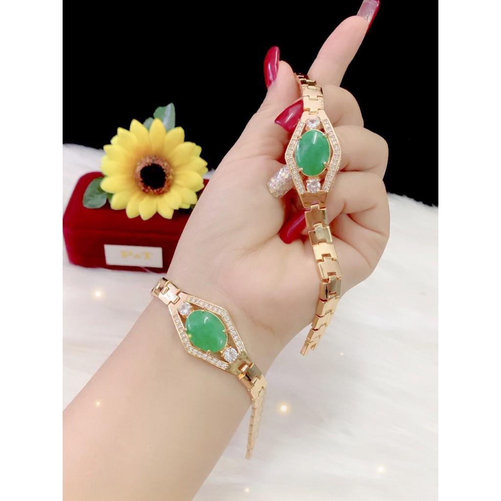 Lắc tay nữ xi mạ vàng 18k