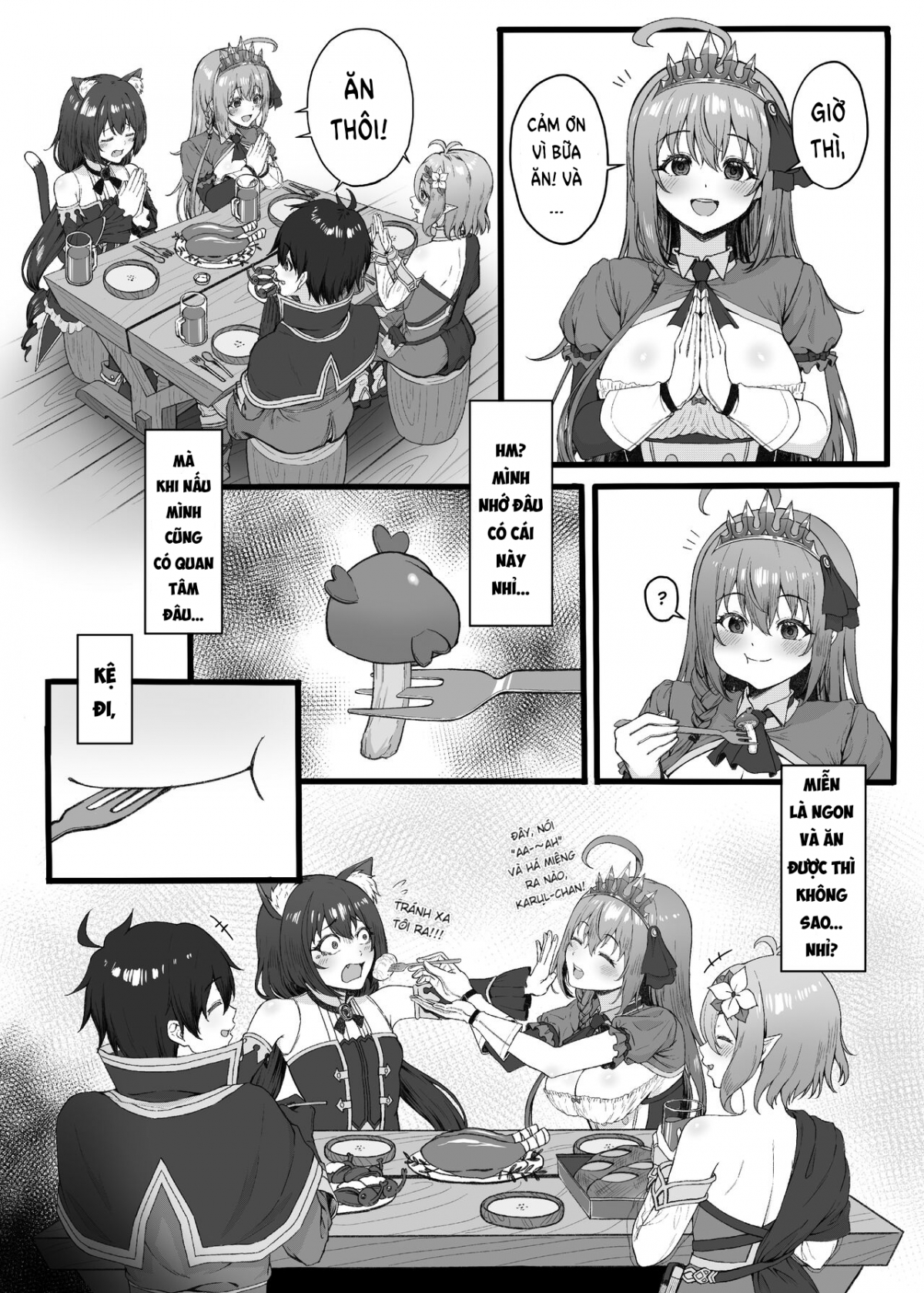 pecorine không chịu nổi nữa! chapter 1 3