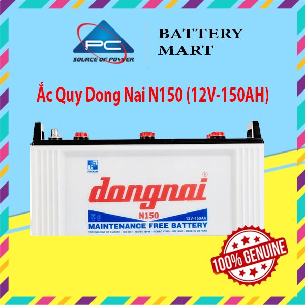 Bình Ắc Quy 12V-150AH, Ắc Quy Dong Nai N150