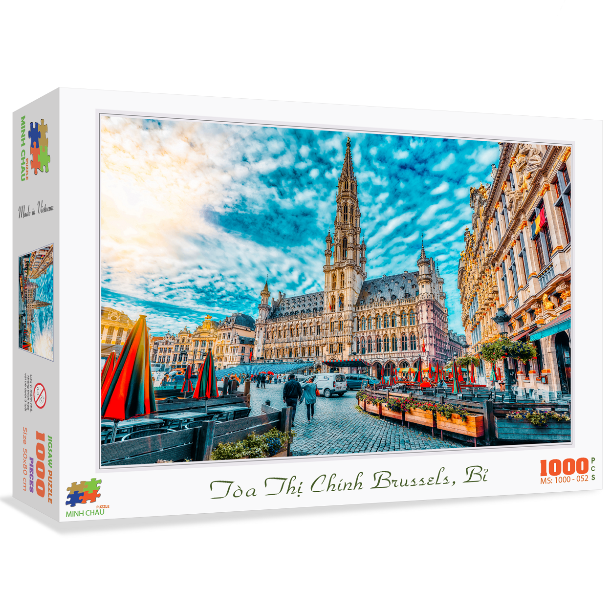 Bộ Tranh Xếp Hình Minh Châu 1000 Mảnh – Tòa Thị Chính Brussels, Bỉ