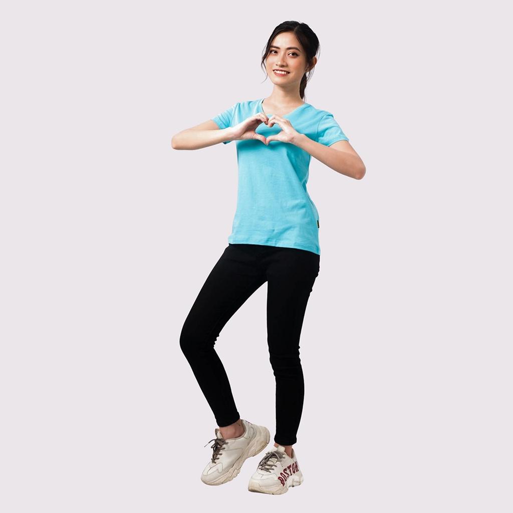 Cổ Tròn NGỌC - Áo Thun Nữ 100% Cotton Cao Cấp, thoáng mát, kháng khuẩn Ag