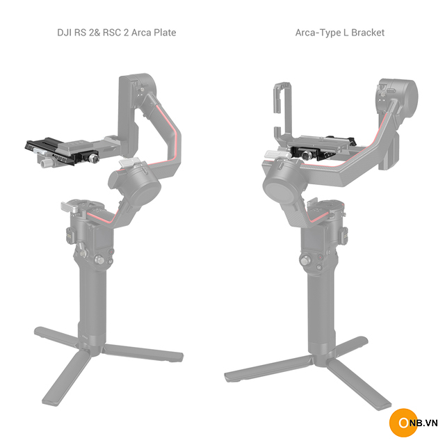 Small Rig Quick Plate 3061 Arca Swiss for DJI RS 2 - RSC 2 - S - Hàng Chính Hãng