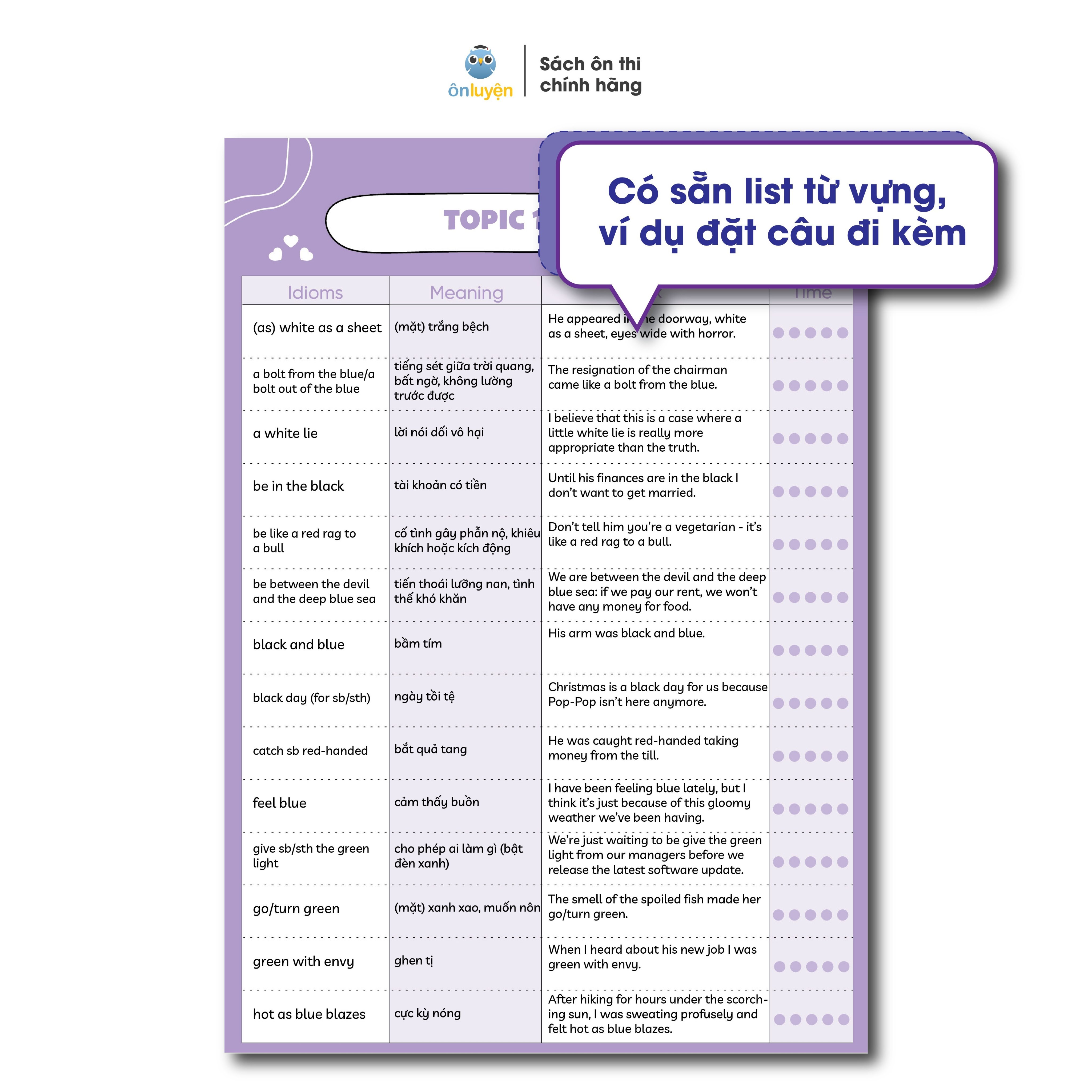 Takenote 1000 Idioms và Collocations theo chủ đề thông dụng nhất