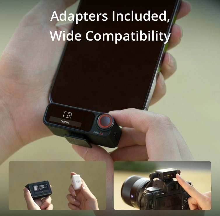DJI Mic 2 - Bộ micro không dây khử ồn mạnh mẽ, chất âm vượt trội (DJI Mic 2) - Hàng chính hãng