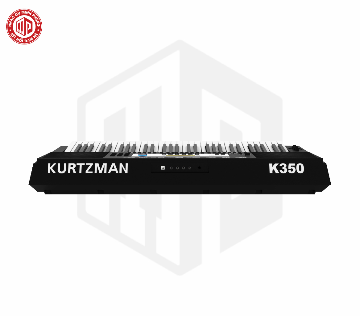 Đàn Organ điện tử/ Portable Keyboard - Kzm Kurtzman K350 - Best keyboard for Minishow - Màu đen (BL) - Hàng chính hãng