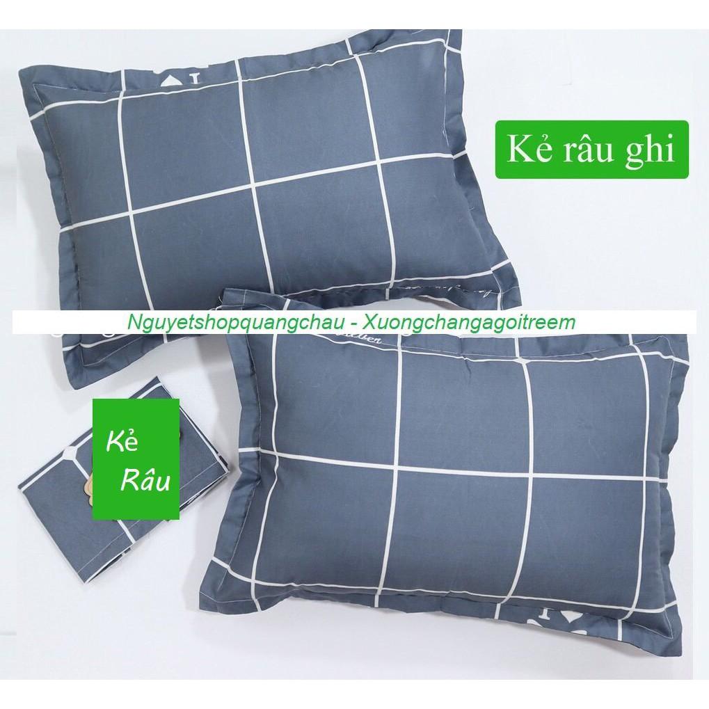 (Siêu giảm giá) Áo gối nằm, vỏ gối đầu poly cotton mẫu Chú Vịt màu vàng bao bọc gối nằm nhiều mẫu mới