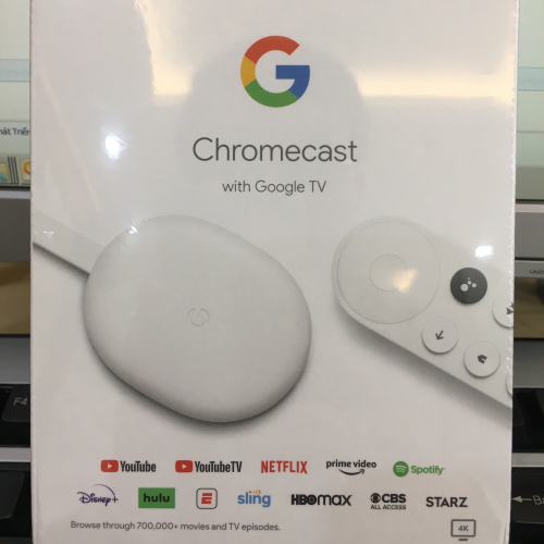 Thiết Bị Google Chromecast TV 4k 2022 Ra Lệnh Giọng Nói Bằng Tiếng Việt - Hàng Nhập Khẩu