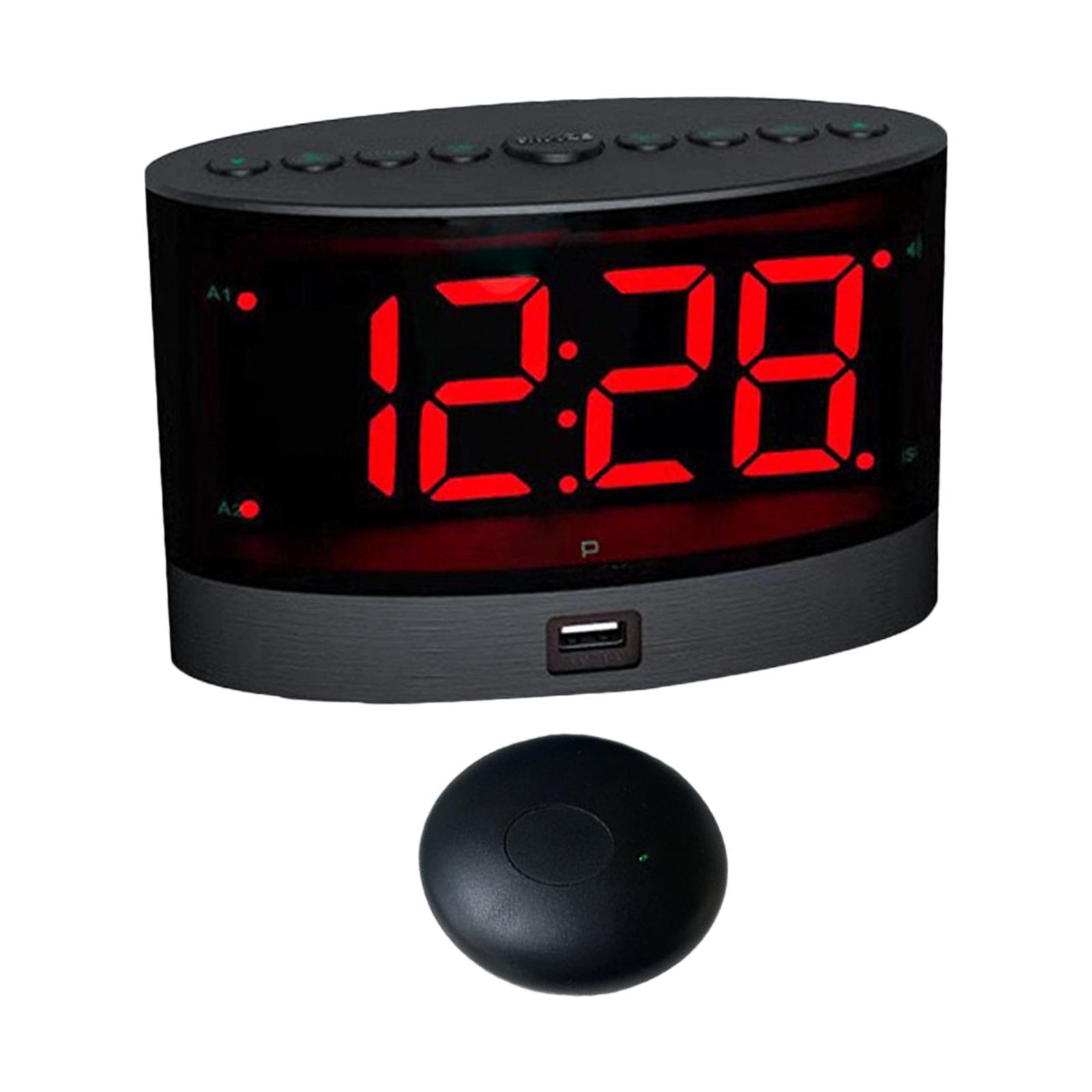 Vibrating Alarm Clock with A  USB Charging Port for Home Decoration