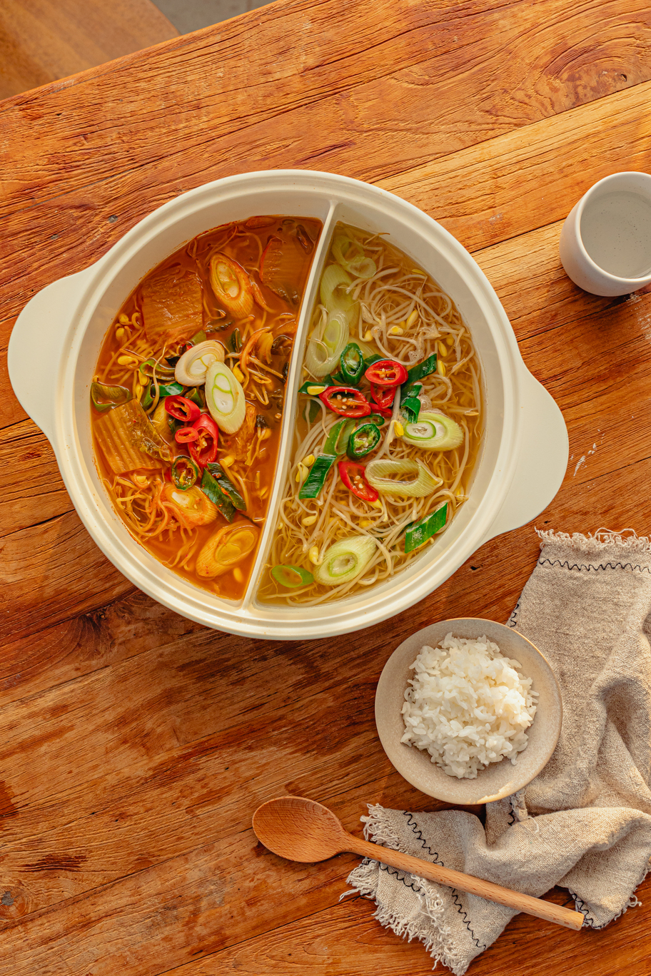 Nồi lẩu chống dính 2 ngăn Two Pot