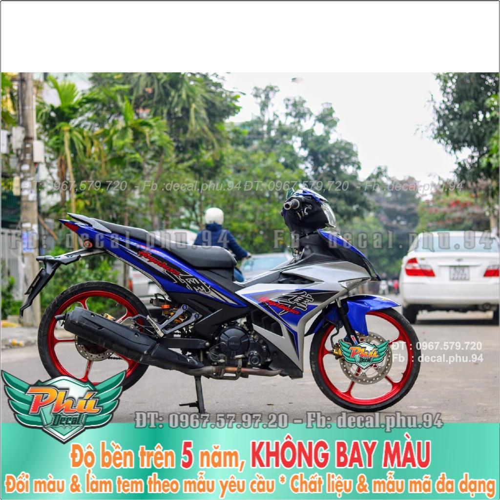 Tem Rời Exciter 150 Bạc xanh Hayabusa
