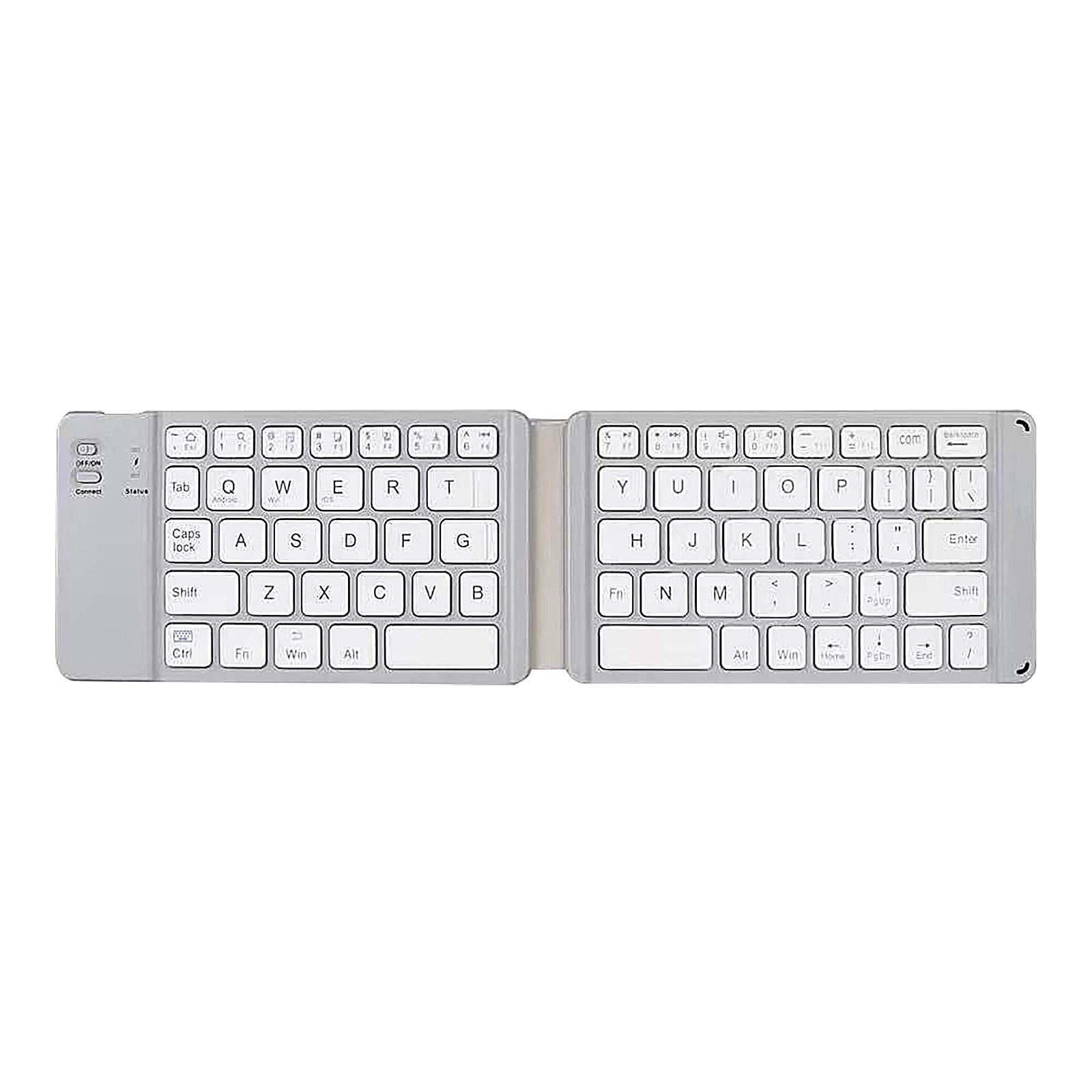 Mini Bàn Phím Bluetooth Gập Di Động Không Dây Bàn Phím PC Siêu Mỏng Bàn Phím Dành Cho Máy Tính Laptop Máy Tính Bảng Điện Thoại Di Động Клавиатура