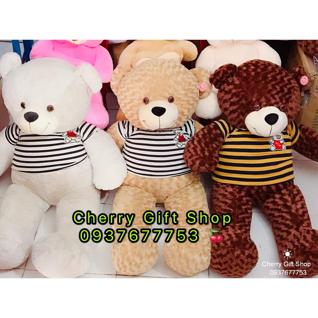 Gấu Bông Teddy Áo Thun Cao Cấp Giá Sốc 1m4 Ảnh Shop Chụp