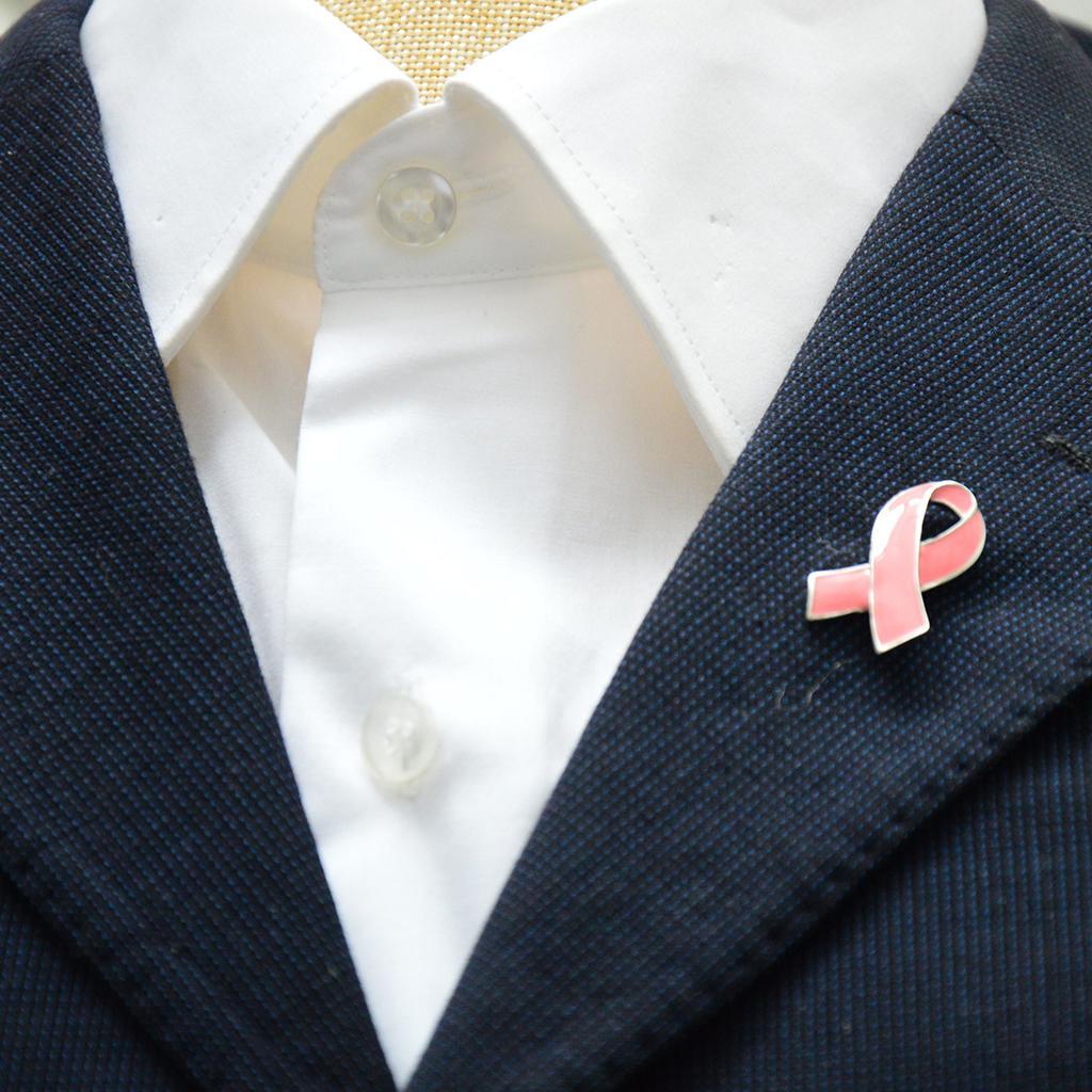 4X Elegant Brooch Cancer Awareness Shirt Pin Badge Enamel Brooch Pins Corsage