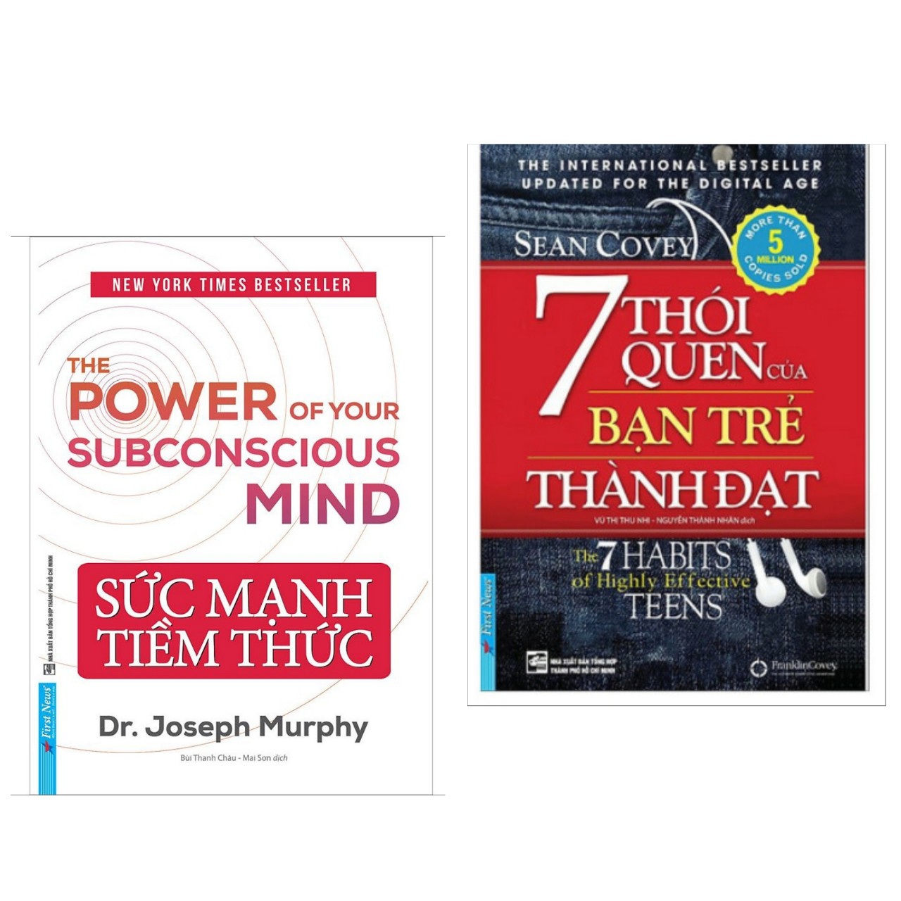 Combo Sách Hay 7 Thói Quen Của Bạn Trẻ Thành Đạt Sức Mạnh Tiềm Thức - Bộ 2 Cuốn Sách Sách Hấp Dẫn Tặng Kèm Postcard Greenlife