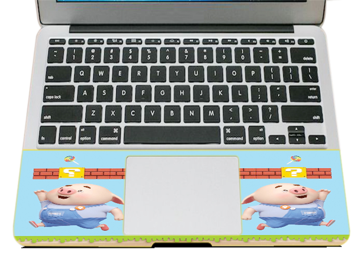 Mẫu Dán Trang Trí Mặt Ngoài + Lót Tay Laptop Hoạt Hình LTHH -  728