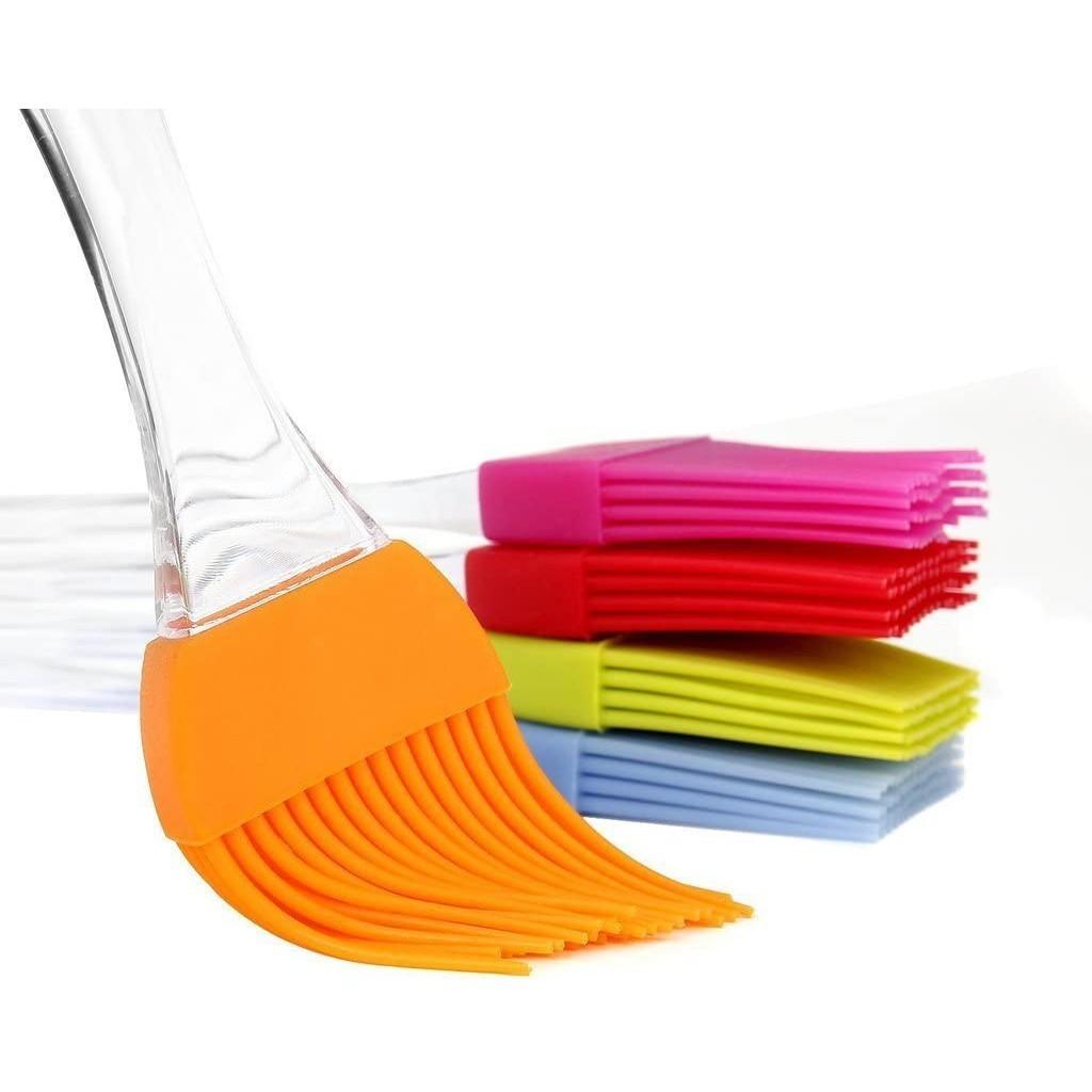Cọ silicon quét dầu ăn, chổi quét nước sốt ướp thịt, quét mặt bánh mì dùng cho nồi chiên không dầu cán trong suốt 20cm