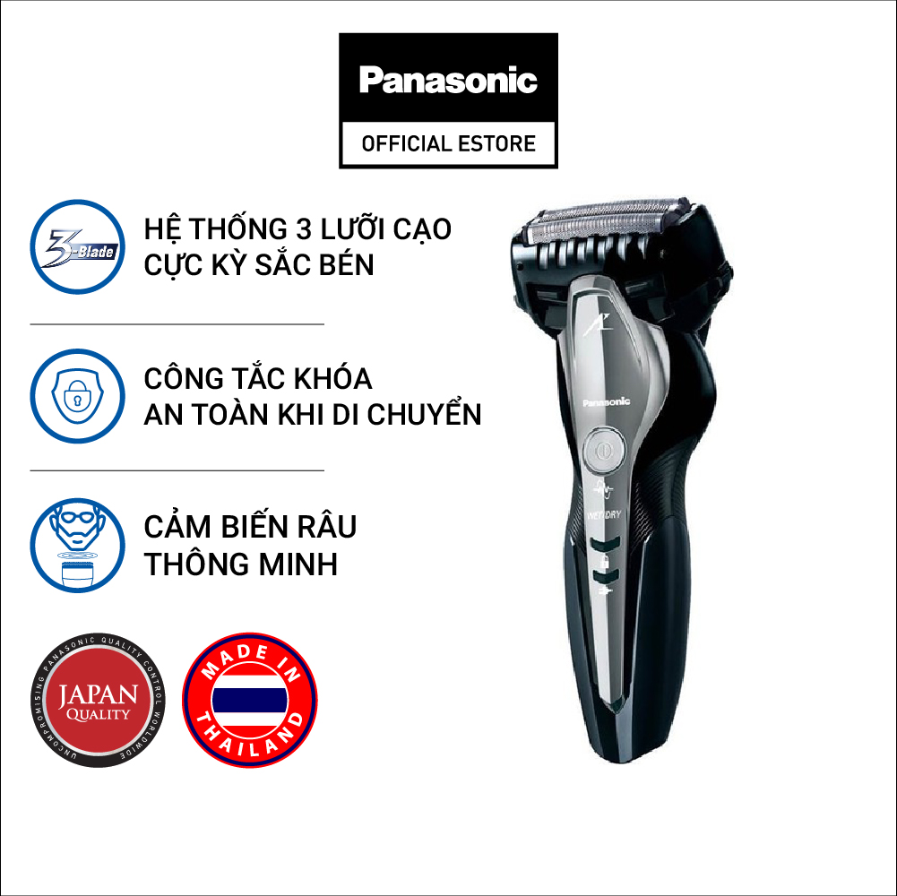 Máy Cạo Râu 3 Lưỡi Panasonic ES-ST2N-K751 - Hàng Chính Hãng