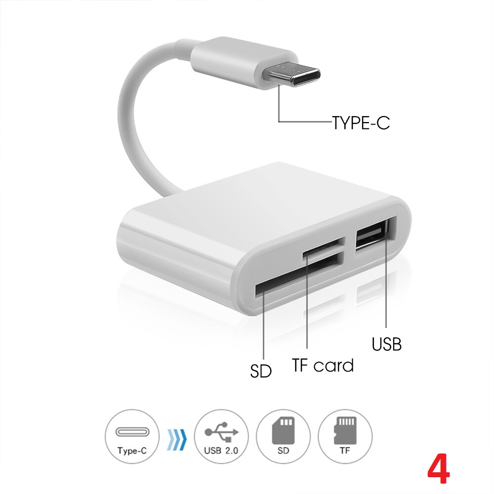 Các loại đầu đọc thẻ điện thoại dành cho Apple, Androi đọc TF, SD, CF, USB