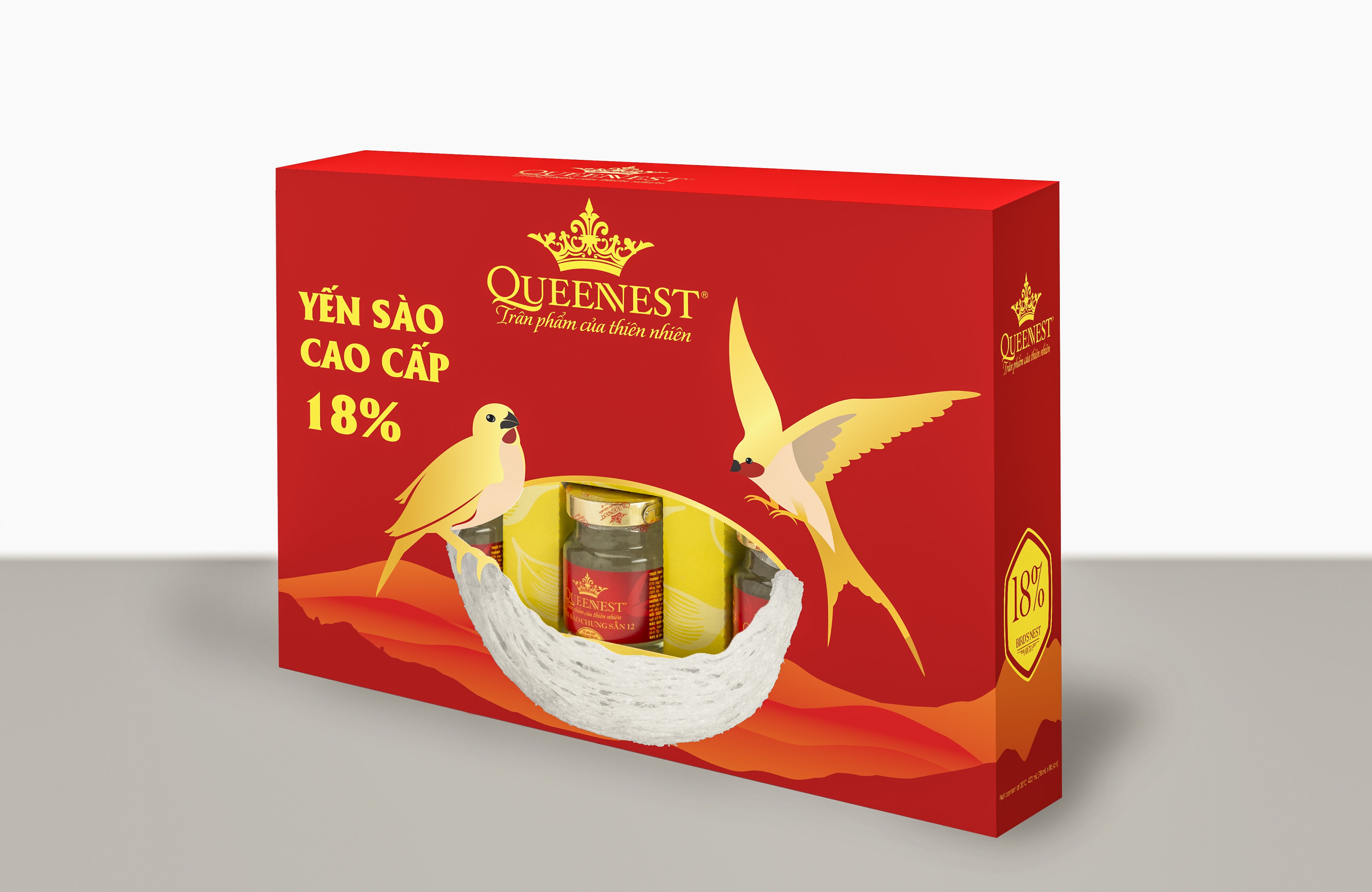 YẾN SÀO CAO CẤP QUEENNEST 18%