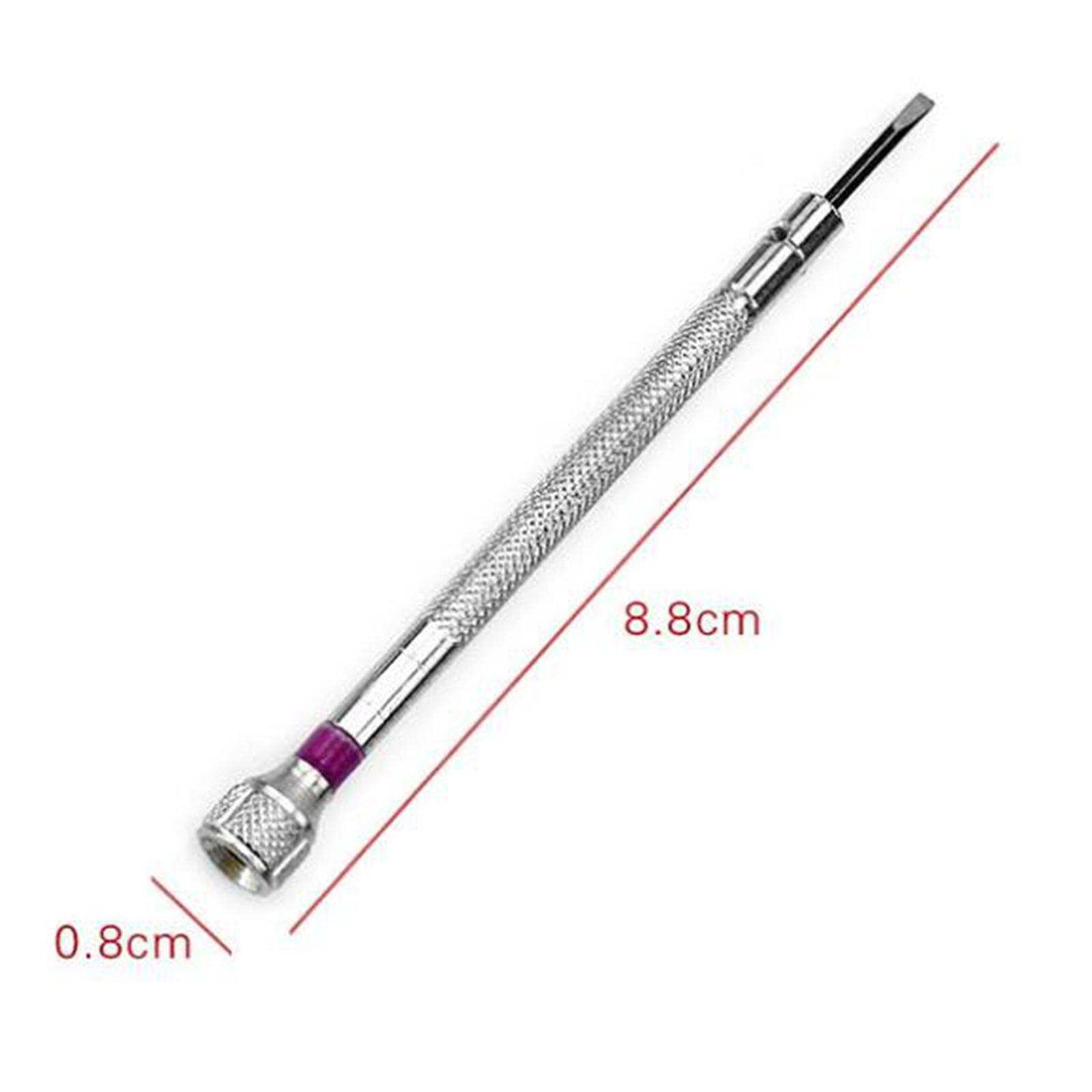 Clock Watch Repair Tools Precision Screwdriver Set Steel Removal for Jewelry