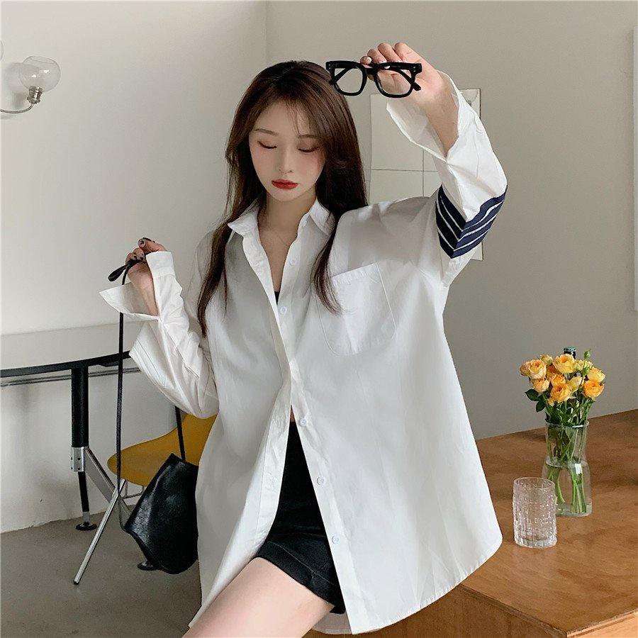 Áo Somi Nữ Ulzzang Dài Tay Dáng Rộng Trùm Mông