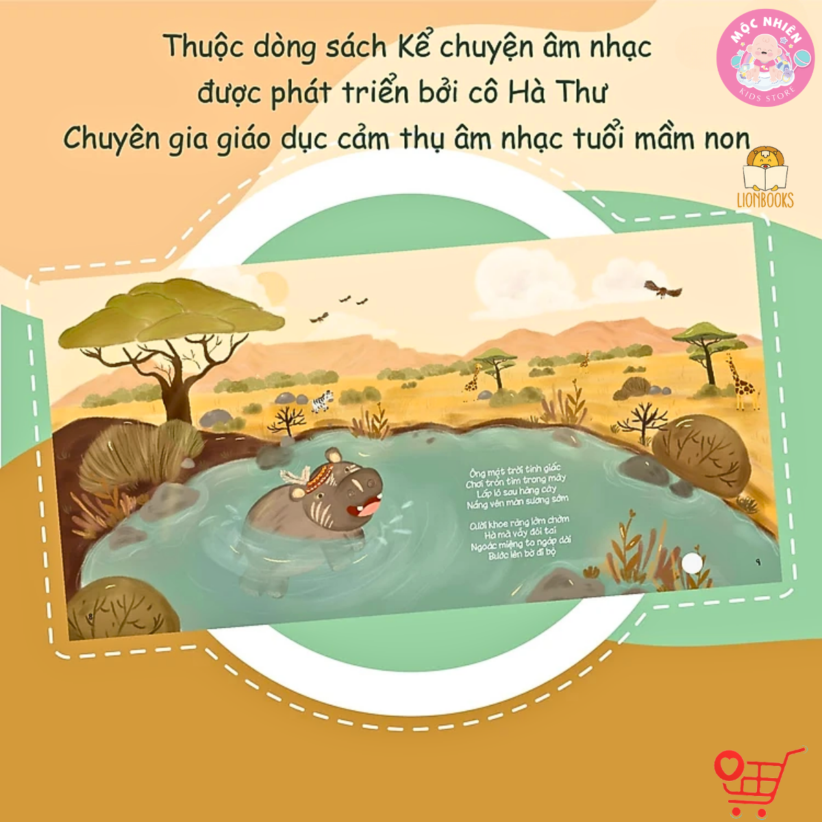 Sách Thơ Âm Nhạc - Cuốn Voi Học Múa Ba-lê - Sách bìa cứng tặng sticker và mã đăng nhập App Cảm thụ âm nhạc