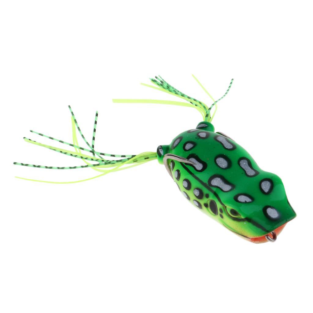 5.5cm Lifelike Topwater Frog Fishing Lure Hook Bait