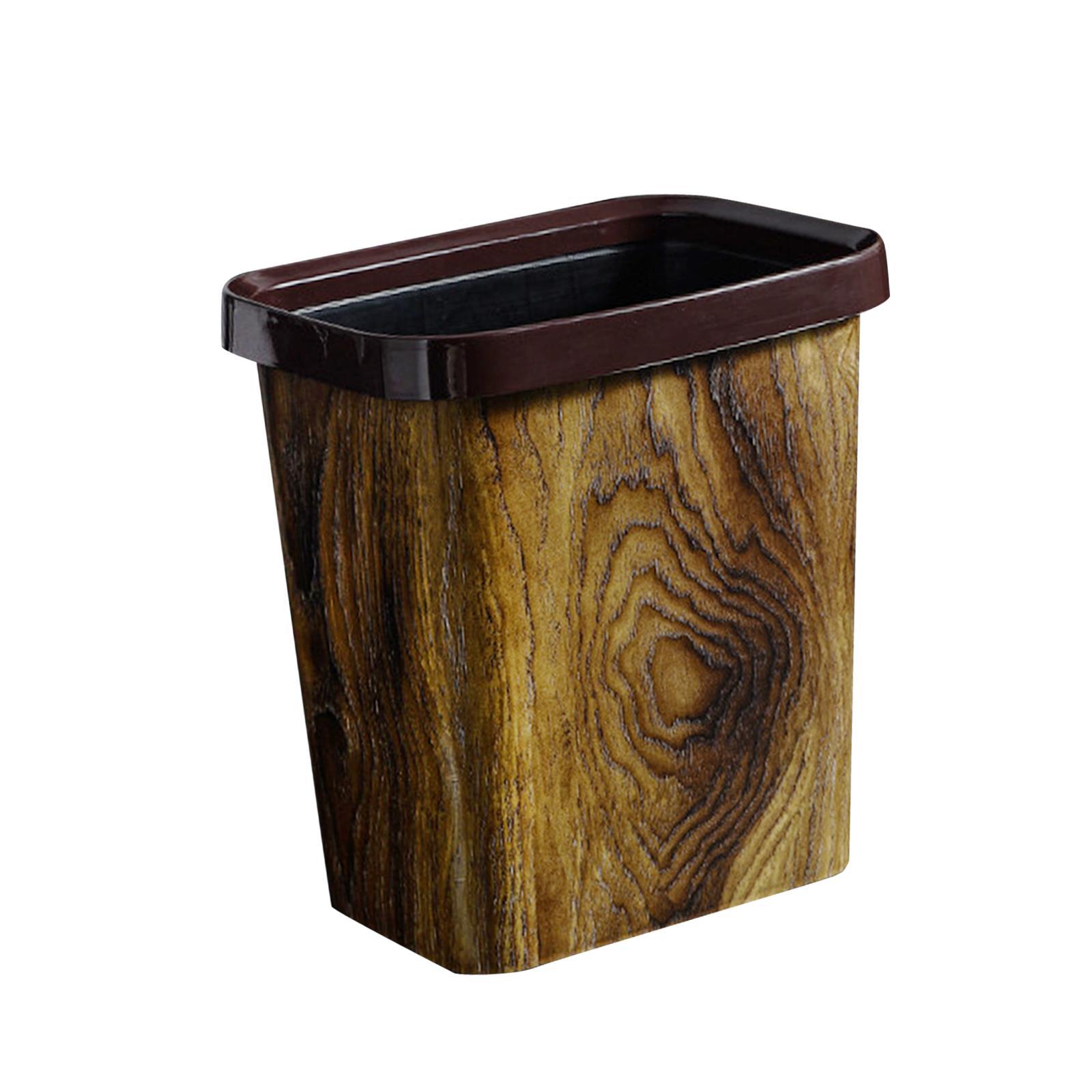 Trash Can Decorative Garbage Container Garbage Container Bin for Home Office