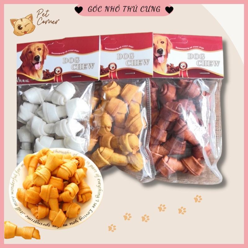 Xương da bò xoắn hai đầu thơm ngon cho thú cưng