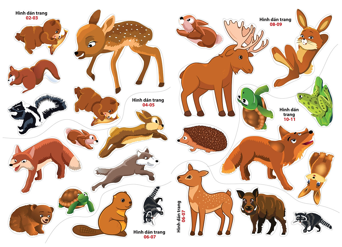 Sách - Sticker dán hình thông minh - Thám Hiểm Rừng Xanh