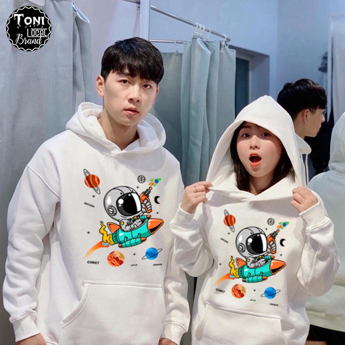 Áo Hoodie Local Brand ROCKET ASTRONAUT nỉ bông dày form rộng Unisex (HD3020L - Full Box - Kèm Video Ảnh Thật)