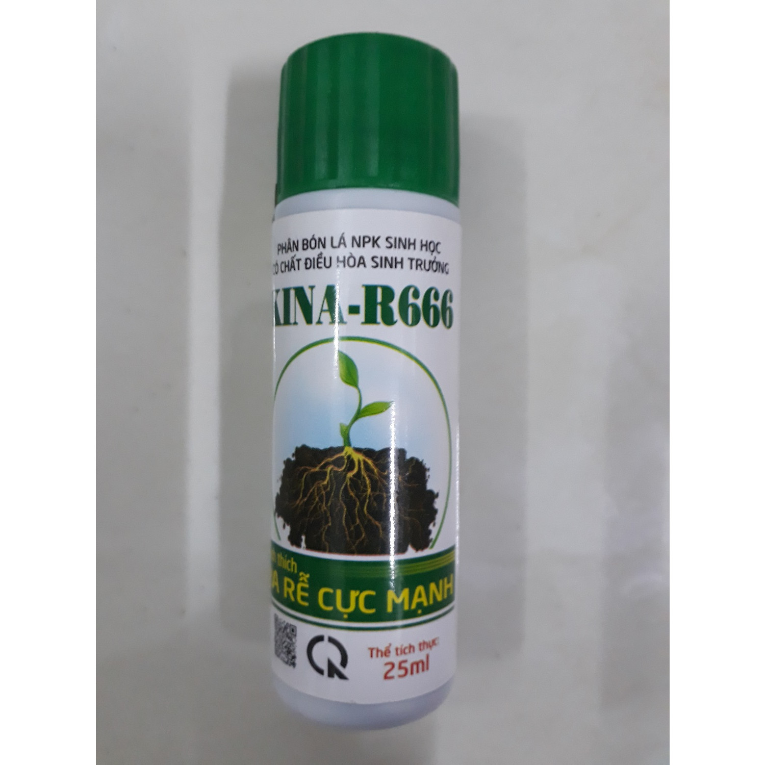 03 chai Phân bón NPK sinh học KINA R666 kích thích RA RỄ CỰC MẠNH Chai 25ml