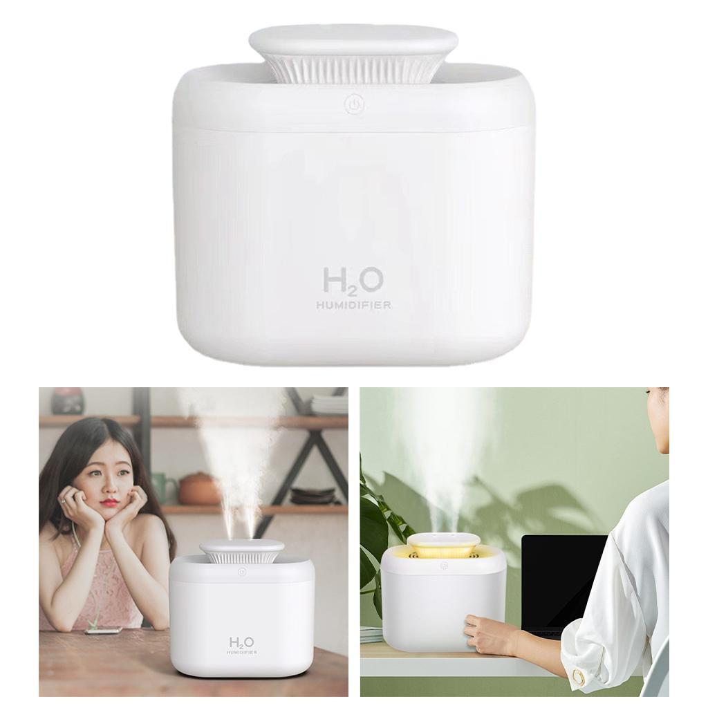 USB Air Humidifier Essential Oil Diffuser Humidifier 3.3L White