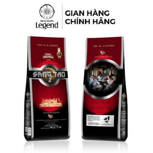 Combo 2 Bịch Cà phê Rang Xay Sáng Tạo 2 - Trung Nguyên Legend - 340gr (Gu vừa, cafein vừa, vị êm, hơi đắng)