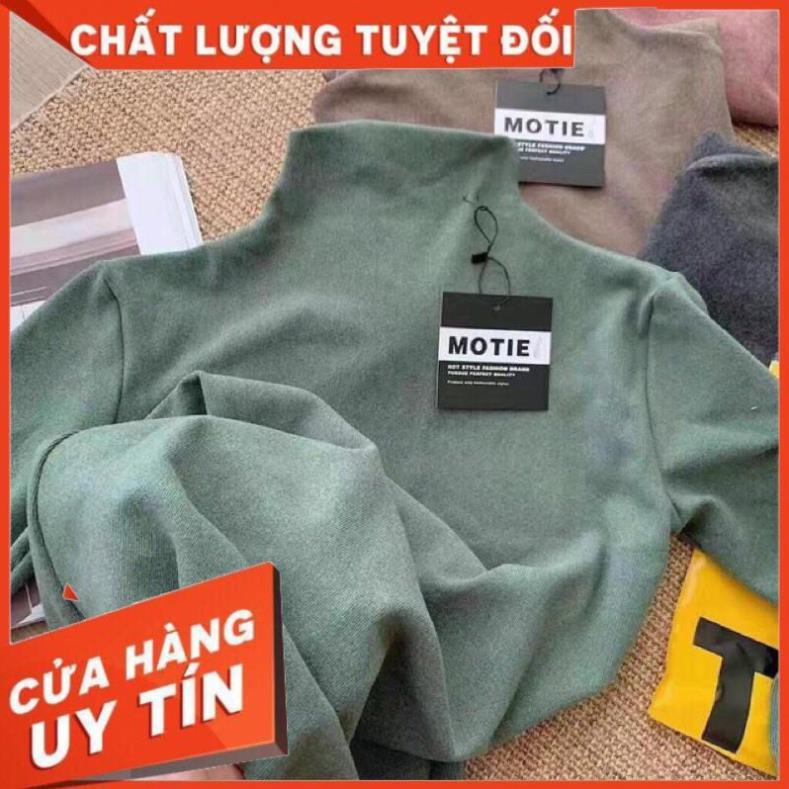 Sỉ Áo Cổ 3 Phân Giữ Nhiệt Xuất Nhật MOTIE (Túi Zip)