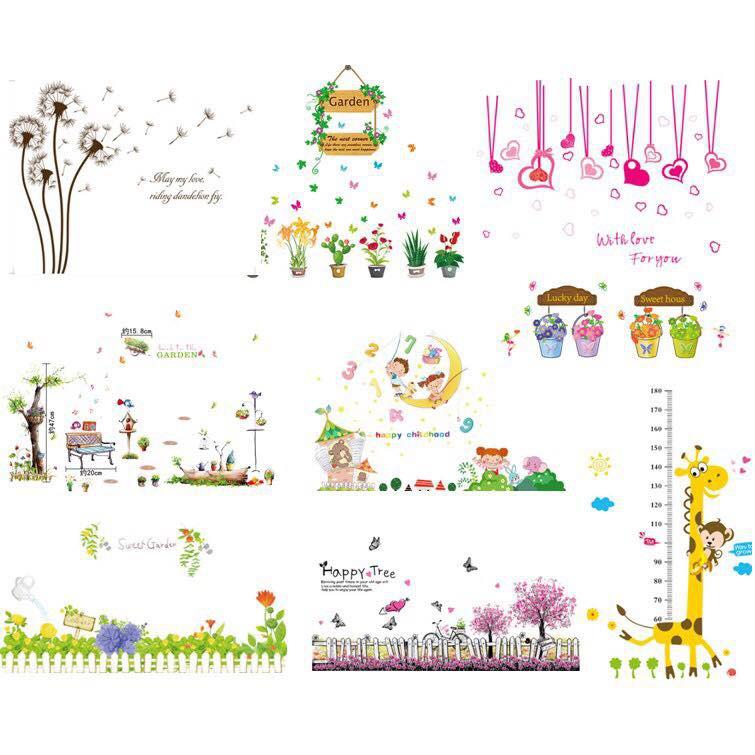 COMBO 4 TẤM DECAL TỰ CHỌN CHỐNG THẮM