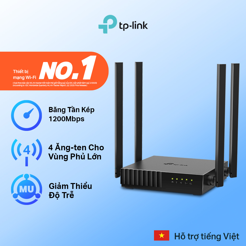 Hình ảnh Bộ Phát Wifi TP-Link Archer C54 Băng Tần Kép Chuẩn AC1200 - Hàng Chính Hãng