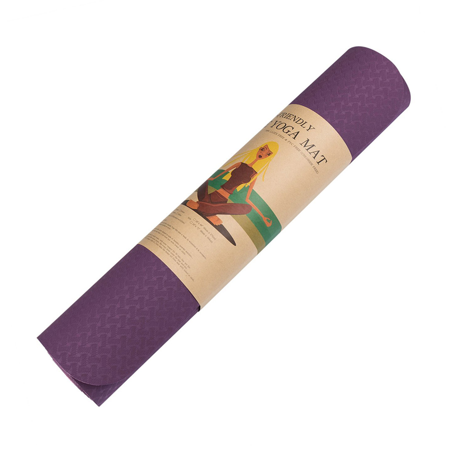Thảm Tập Yoga Eco Friendly TPE - Tím Hồng
