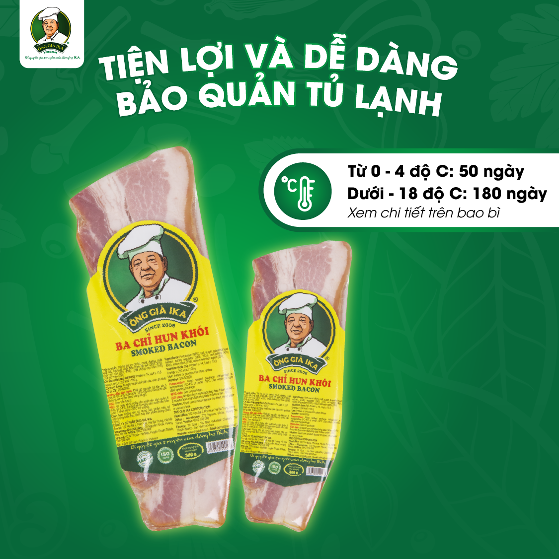 [Chỉ Giao Hà Nội] Ba chỉ hun khói 300g