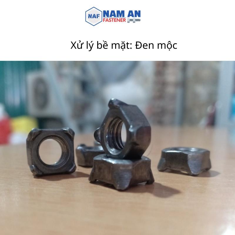 300 con Đai ốc vuông hàn M6, M8, Ê cu vuông hàn, đai ốc M6, M8 Hàng Đen mộc