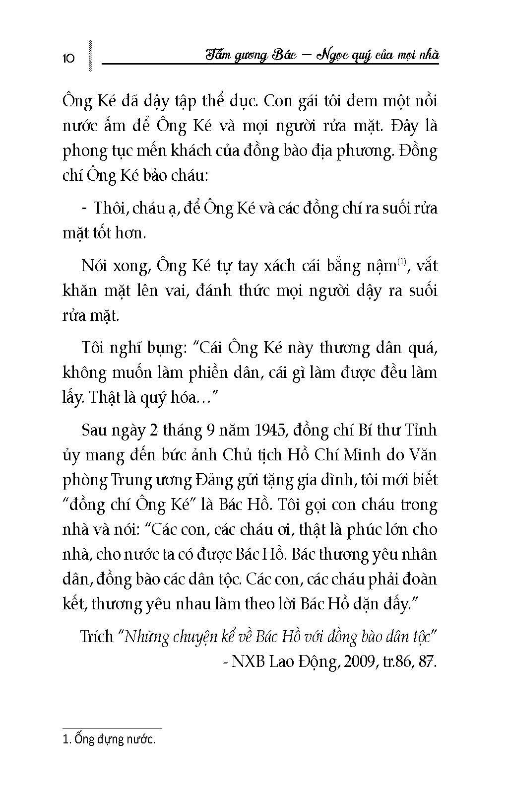 Tấm Gương Bác - Ngọc Quý Của Mọi Nhà - Một Gia Đình Chung, Một Tổ Quốc Chung