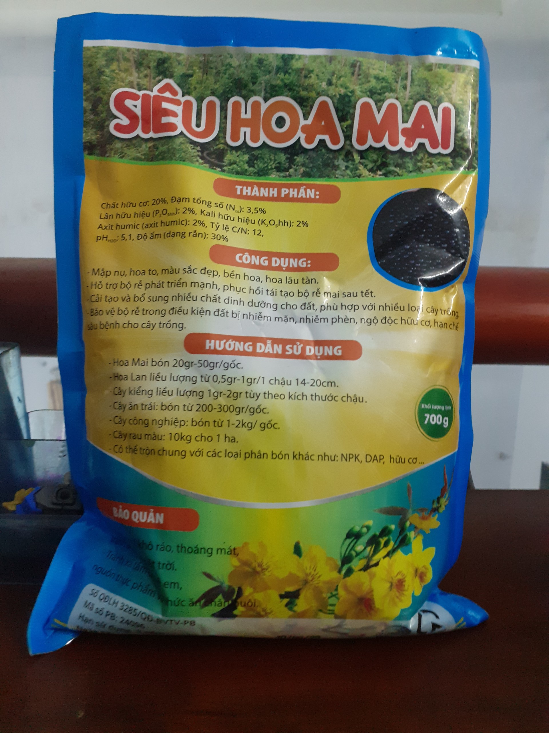 Phân bón Siêu hoa mai