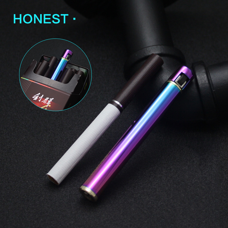 Vỏ Hột Quẹt Bật Lửa Gas Đá Honest BCZ702 Thiết Kế Nhỏ Gọn Độc Lạ - Dùng Gas Đá Cao Cấp ( Giao màu ngẫu nhiên )