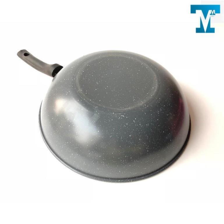 Chảo đá hoa cương lòng sâu đường kính 32cm Tmark