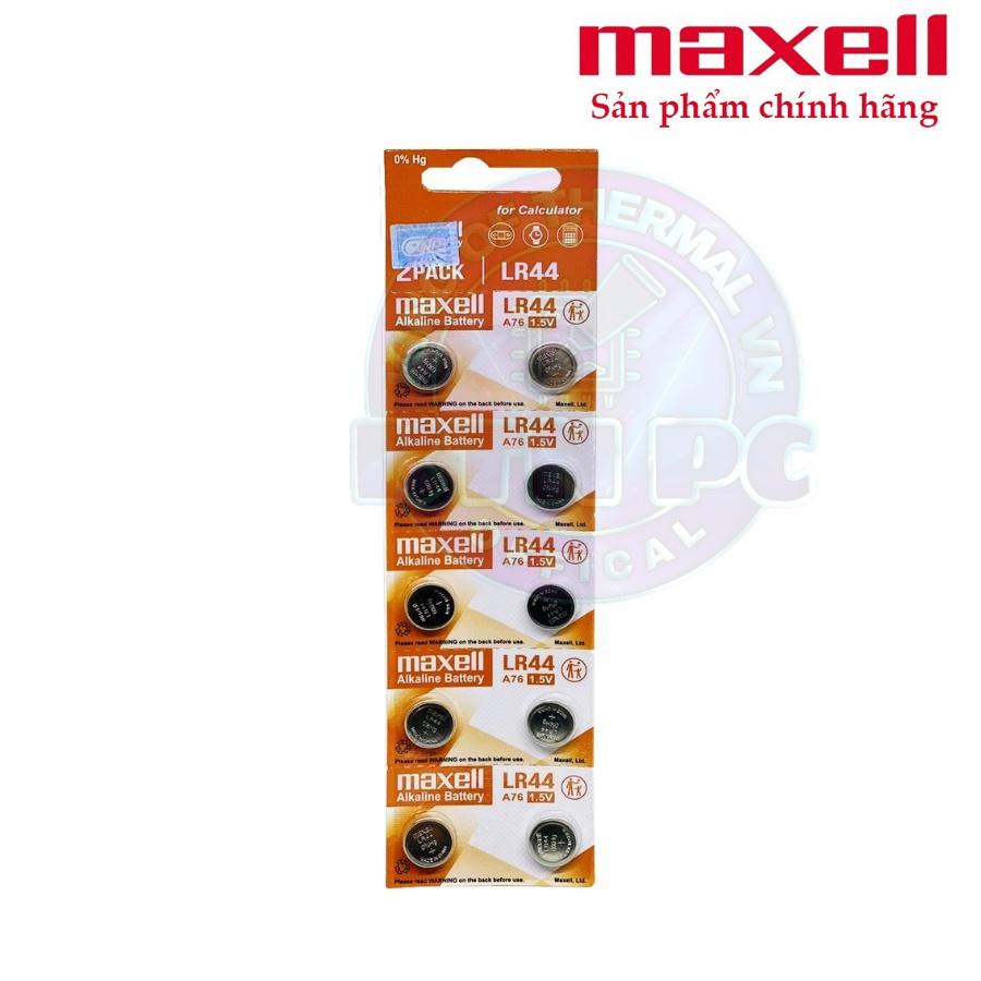 Pin Maxell LR41 / LR44 / LR1130 Lithium 1.5V - Made In Japan