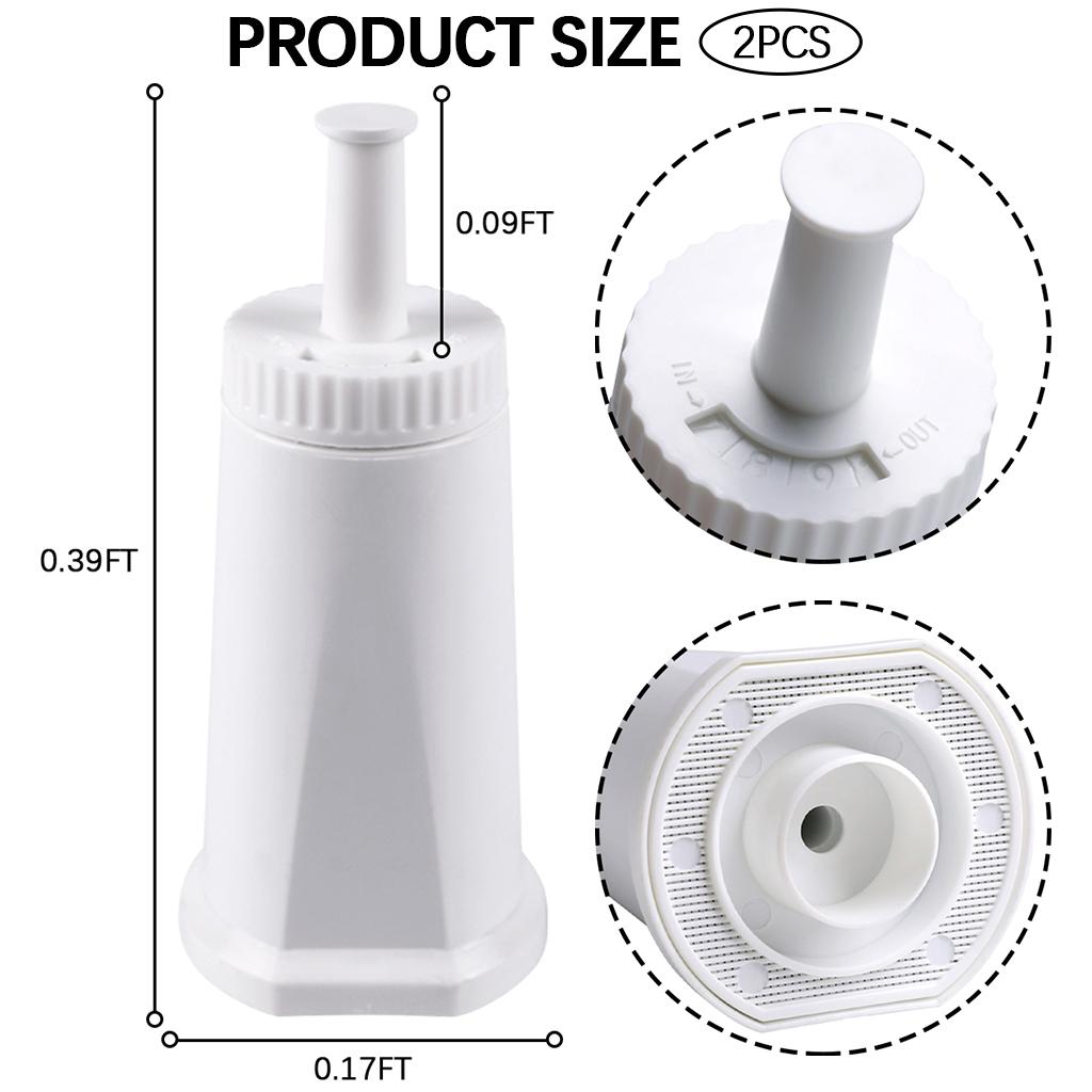 2Pcs Coffee Machine Filter Replacement Parts Coffee Machine Parts