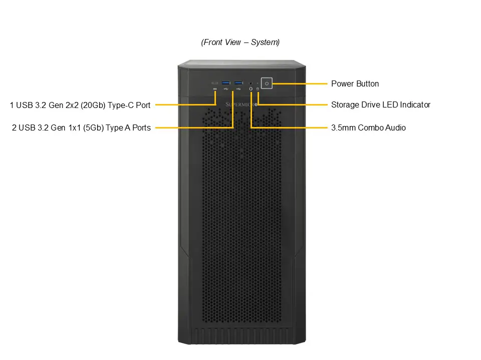 Supermicro - SuperWorkstation SYS-532AW-C - Hàng Chính Hãng