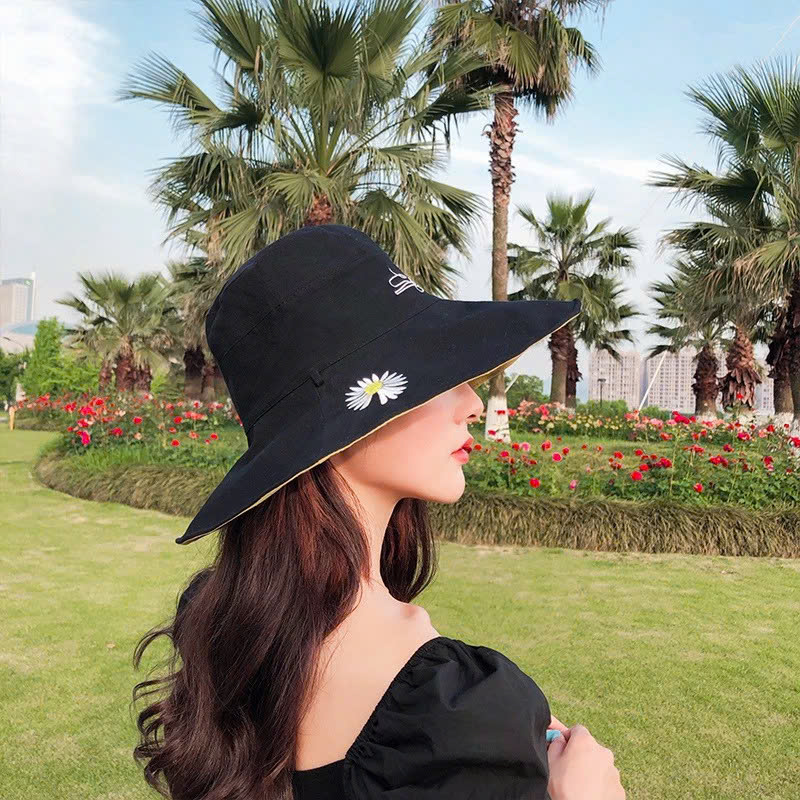 Mũ Chống Nắng Vải Dù Dễ Thương Chất Liệu Bền Đẹp, Thời Trang NÓN CHỐNG NẮNG NỮ