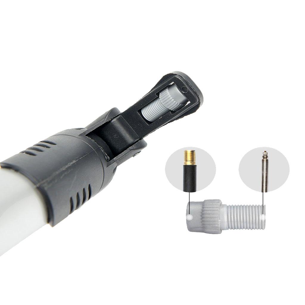 Plastic Bicycle Pump Bike Pump Mini Inflator Bicycle Accessories Silver