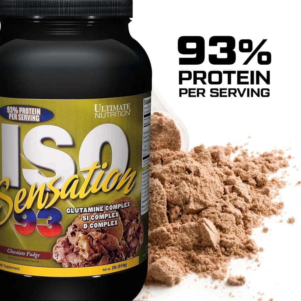 Ultimate Nutrition Iso 93 Whey Sữa Tăng Cơ Bắp Nhanh 30 Gram Protein 28 Lần Dùng